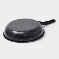 Сковорода Доляна Black Rock, d=26 см, ручка софт тач, антипригарное покрытие, чёрная