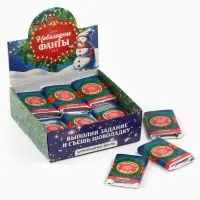 Шоколад новогодний «Фанты», в шоубоксе, 12 г х 24 шт Шоколад новогодний «Фанты», в шоубоксе, 12 г х 24 шт