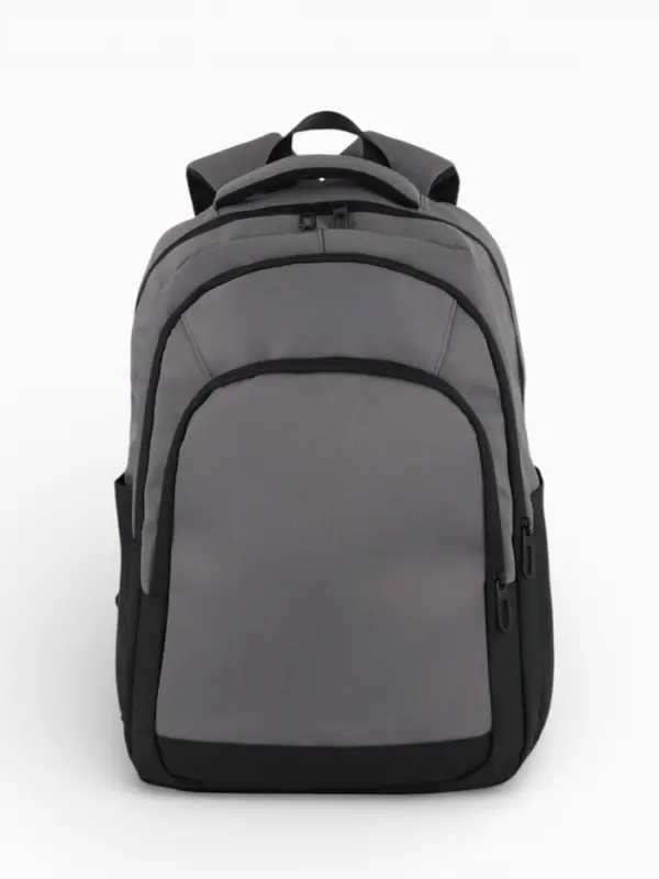 Рюкзак, водонепроницаемое дно, 2 отделения, 3 кармана, 31&times;14.5&times;45 см, серый