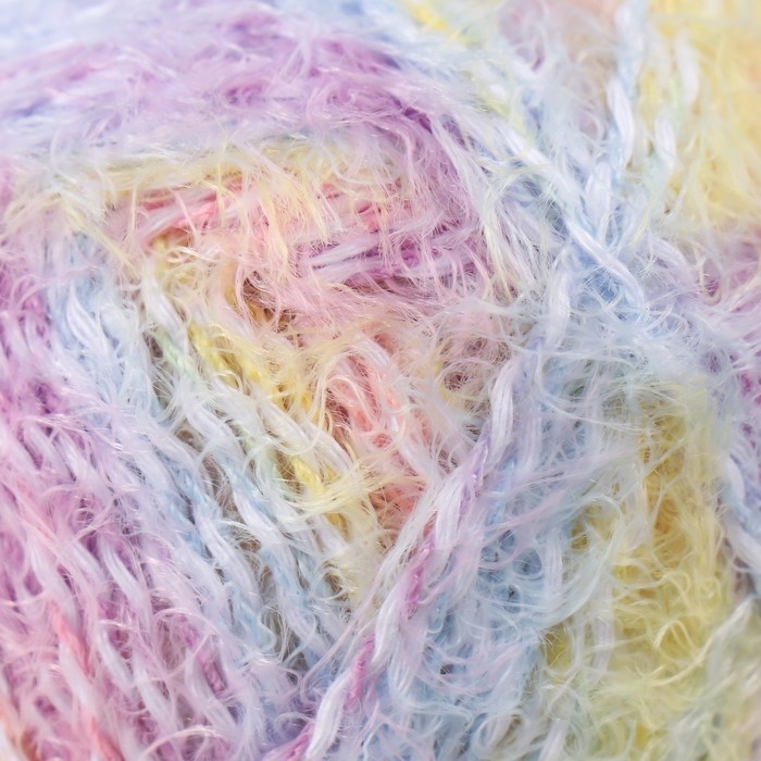 Пряжа "Хлопок травка" 65% хлопок 35% полиамид 220 м/100гр (2238 разный)