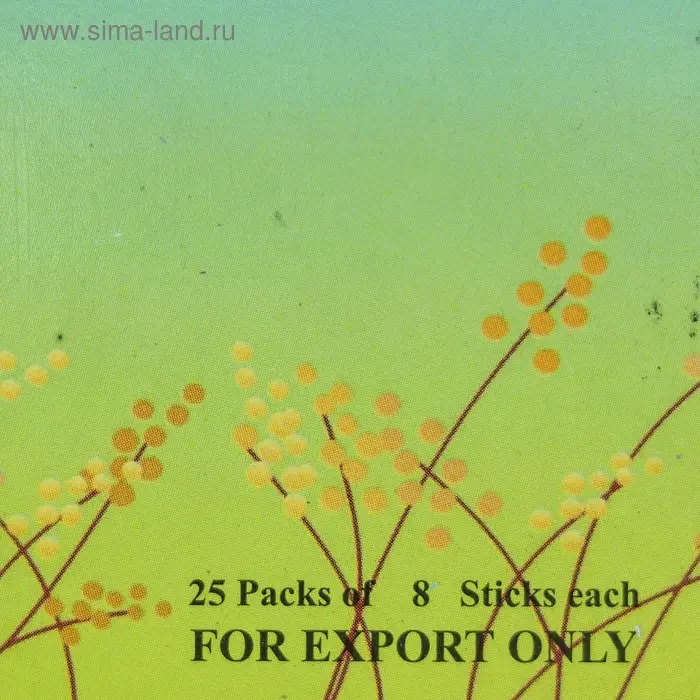 Благовония "HEM" 8 палочек угольные Лемонграсс