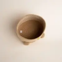 Корзина для игрушек SL Home &laquo;Медведь&raquo;, плетёная, ручной работы, 25&times;26&times;41 см, коричневая