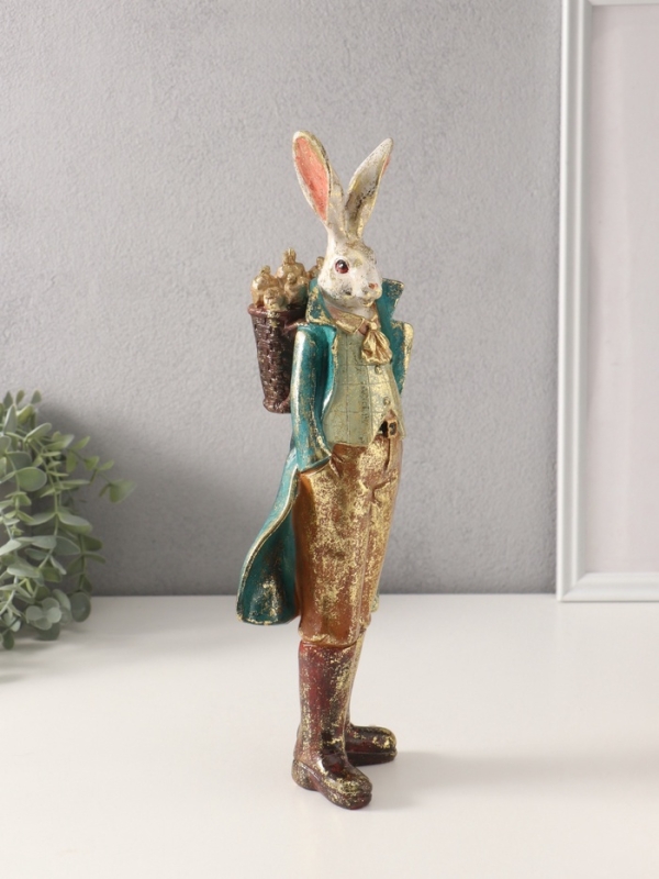 Сувенир полистоун Сувенир полистоун "Мистер кролик" 10х9,5х37 см