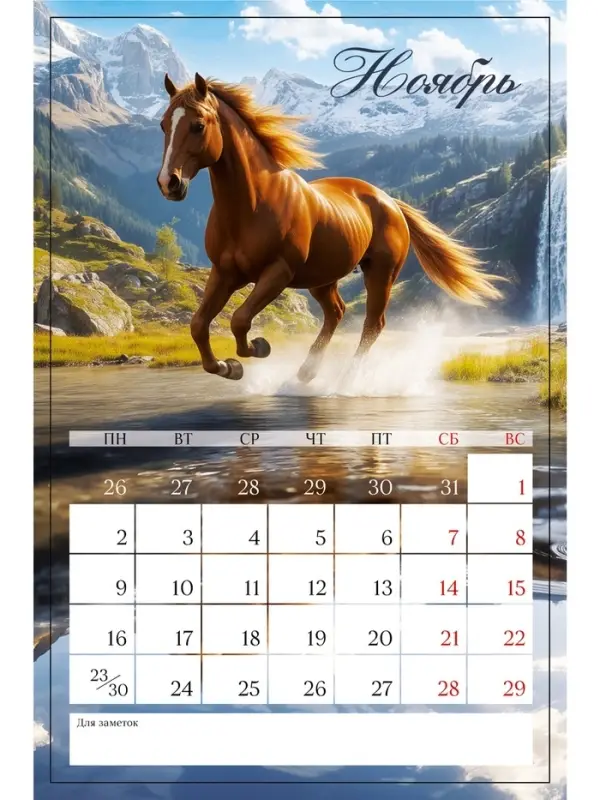 Календарь 2026 на ригеле «Тройка лошадей» Календарь 2026 на ригеле «Тройка лошадей»