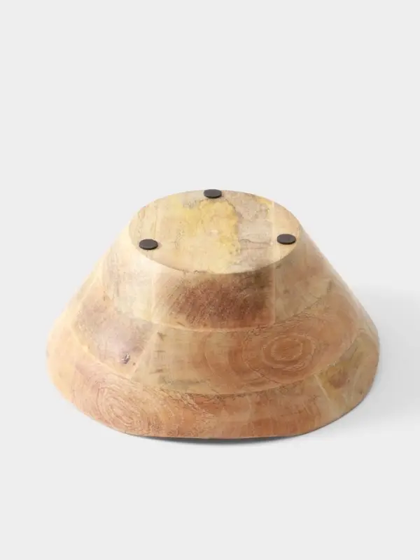 Салатник &laquo;Черепаха и цветы&raquo;, 29&times;29&times;11 см, дерево манго