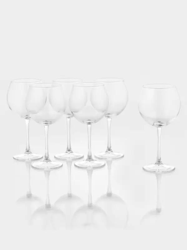 Набор бокалов для вина Paşabah&ccedil;e Enoteca, 655 мл, 6 шт., стекло, прозрачный
