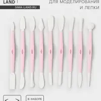 Стеки для моделирования кондитерских украшений Доляна, 9 шт., пластик, МИКС