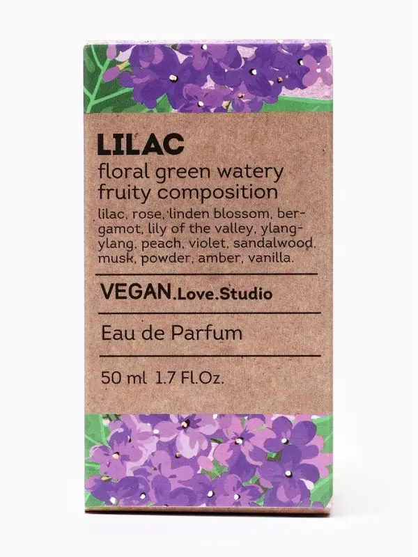 Парфюмерная вода женская Vegan Love Studio Lilac, 50 мл (аромат сирени)