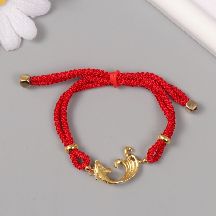 Браслет фен-шуй Браслет фен-шуй "Растительный узор" регулируемая длина набор 5 шт