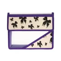 Папка для тетрадей А5 &laquo;Бантики&raquo;, клапан на липучке, 1 отделение, 230&times;190&times;50 мм