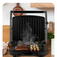 Электрогриль КТ-3613 двусторонний гриль электрический 2200Вт