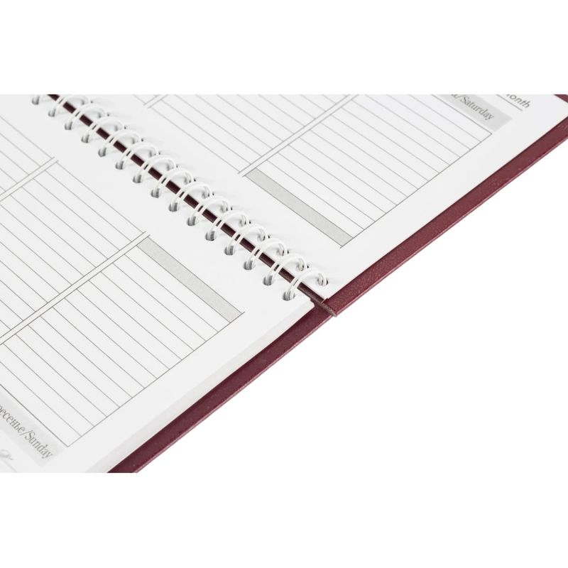 Планинг недатированный бумвинил бордо 300х135, 56 л.21с11 П