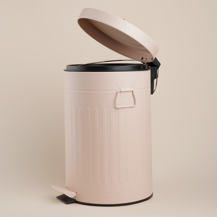 Ведро для мусора SL Home, 12 л, 27×32×43 см, цвет бежевый Ведро для мусора SL Home, 12 л, 27×32×43 см, цвет бежевый