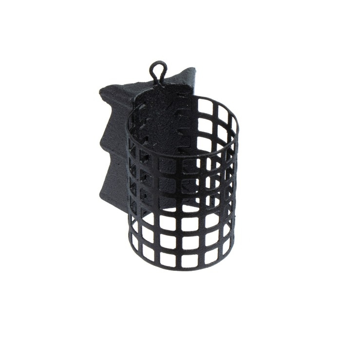 Груз-кормушка металлическая X-FEEDER ME ALLIGATOR M PERFO, цвет Matt Black, 110 г, 40 мл Груз-кормушка металлическая X-FEEDER ME ALLIGATOR M PERFO, цвет Matt Black, 110 г, 40 мл