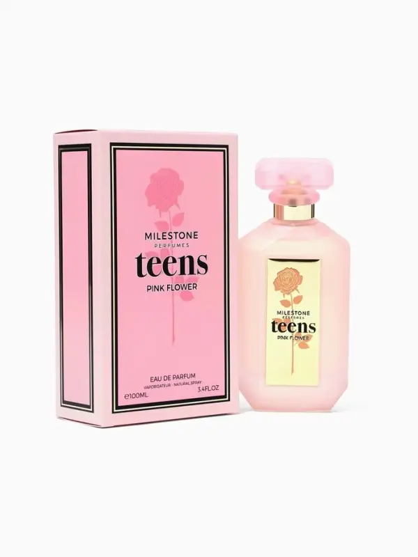 Парфюмерная вода женская Milestone TEENS PINK FLOWER, 100 мл (мотив VictSecTearsSugarFleur)
