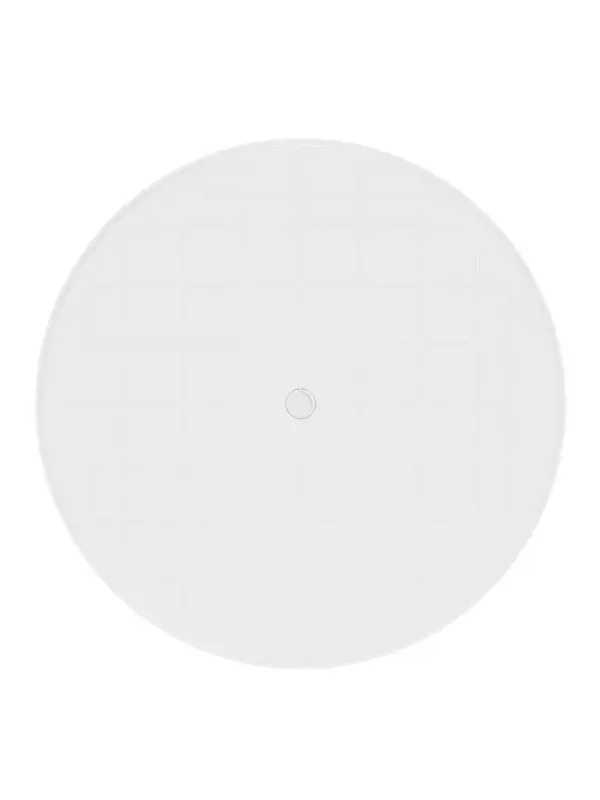 Стол круглый, 90&times;90&times;75 см, пластиковый, белый