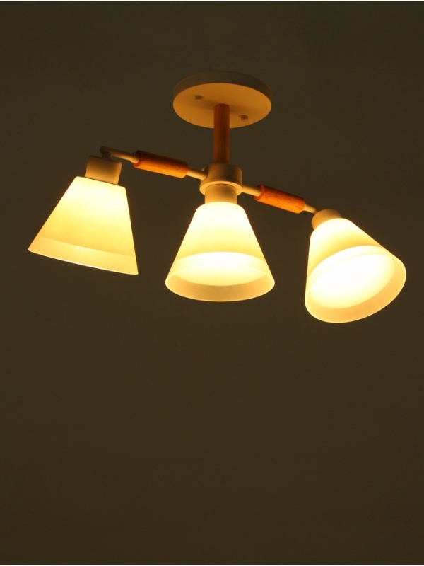 Люстра Люстра "Вудли" 3хЕ27 40Вт белый 60х16х29 см