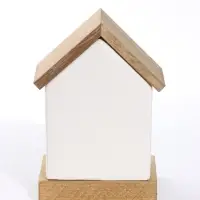 Фигурка керамическая с подсветкой &laquo;Домик с ёлочками&raquo; 9.2&times;7.6&times;10.8 см
