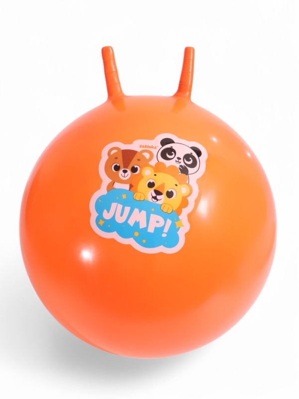 Мяч прыгун с рожками 65 см, 520 гр, цвета микс Мяч прыгун с рожками 65 см, 520 гр, цвета микс