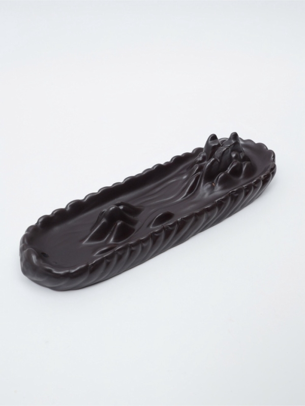 Подставка для благовоний TAKE IT EASY «Озерный край», набор благовоний конусы, стелющийся дым, 4.4×3.6×4.1см