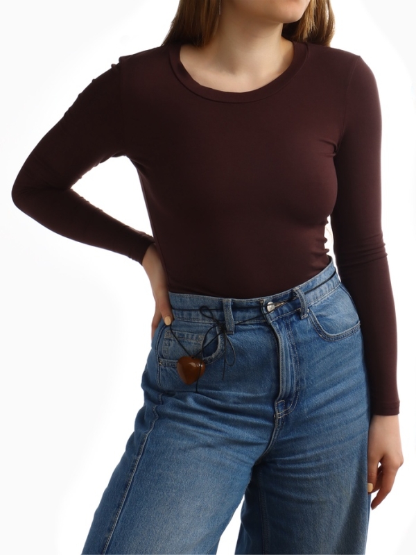 Портупея с кулоном «Сердечко», трансформер, коричневая, 150 см Портупея с кулоном «Сердечко», трансформер, коричневая, 150 см