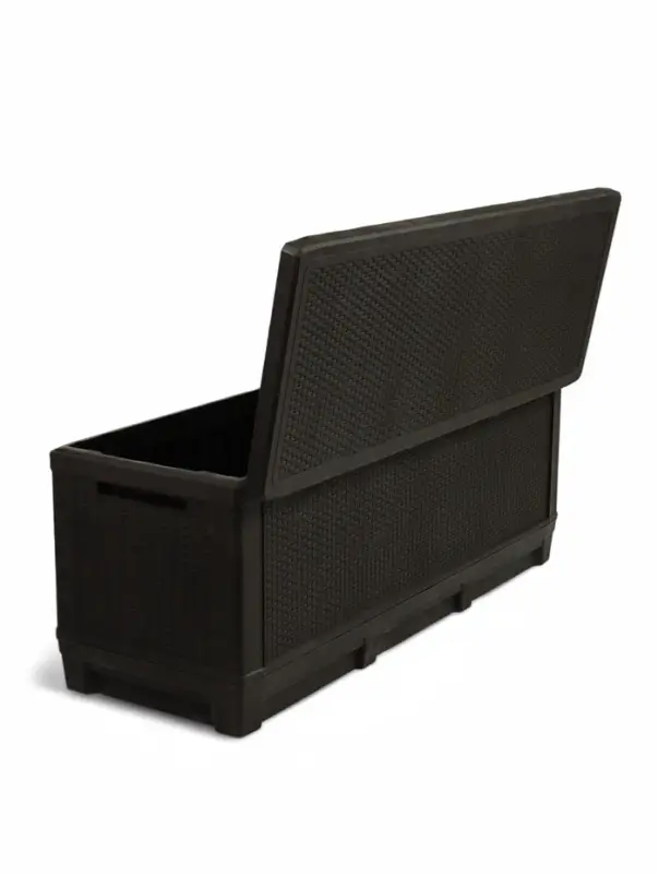 Сундук садовый &laquo;Ротанг - плюс&raquo;, 148&times;54&times;54 см, мокко