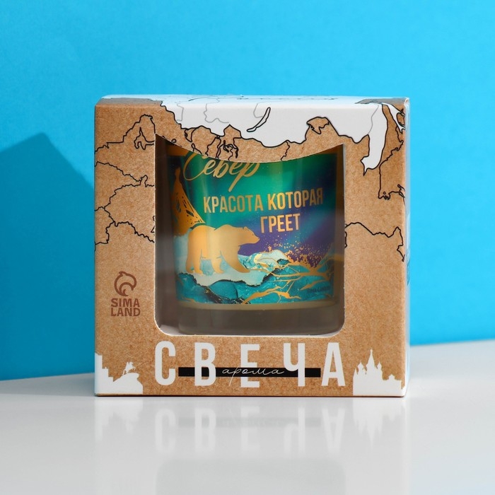 Свеча в стакане «Север», 5 х 6 см Свеча в стакане «Север», 5 х 6 см