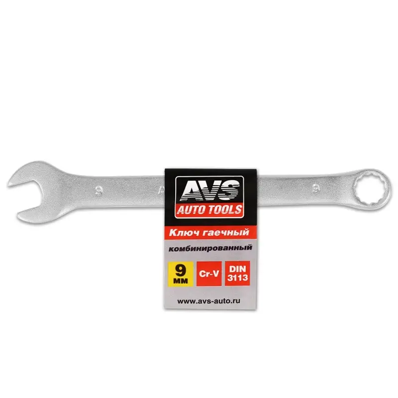 Ключ гаечный комбинированный (09 мм) AVS K30009