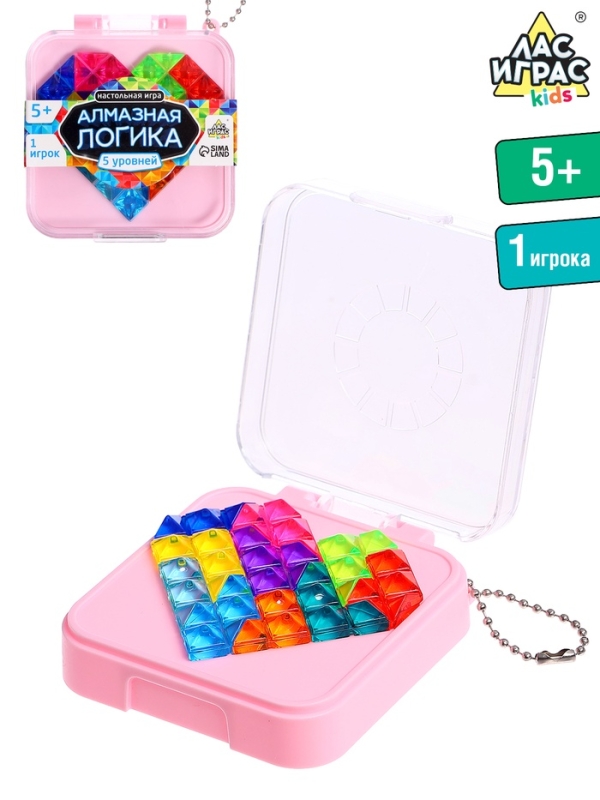 Настольная игра  Настольная игра "Алмазная логика" цвет МИКС