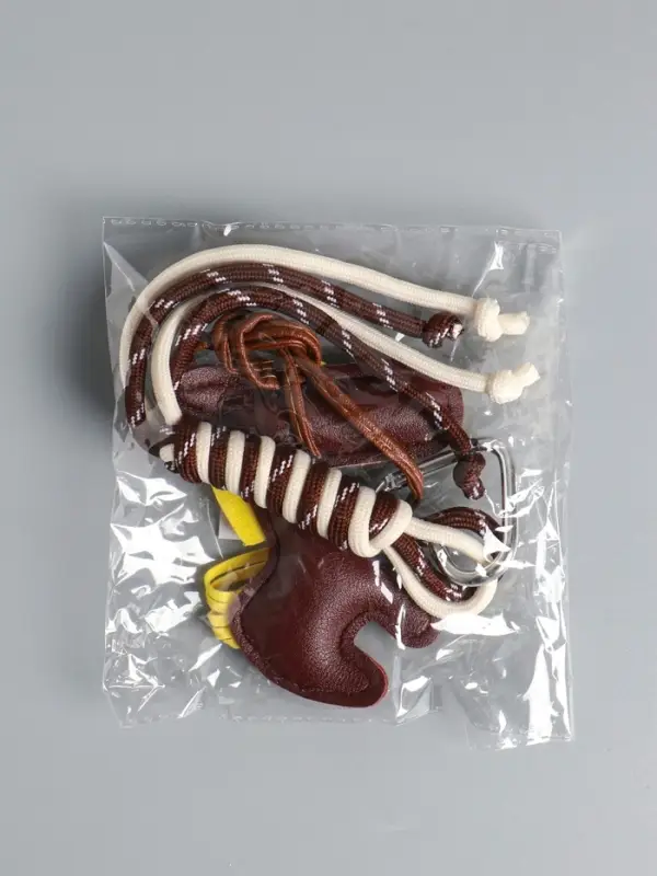 Брелок для ключей на карабине кожзам, текстиль &laquo;Лошадка с сердечком&raquo;, с узлом, на сумку, рюкзак, 26&times;10&times;1.5 см