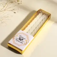 Набор свечей витых, 1.5&times;15 см, 3 шт.