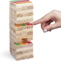 Дженга падающая башня &laquo;Джемба&raquo; с фантами, 54 бруска, 5+