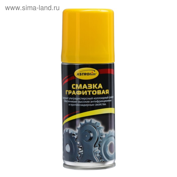 Смазка графитовая Astrohim, 140 мл, аэрозоль, АС - 4551 Смазка графитовая Astrohim, 140 мл, аэрозоль, АС - 4551