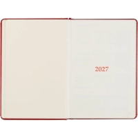 Ежедневник датированный 2027 Attache А5 168л 143x210 бордов (золотист срез)