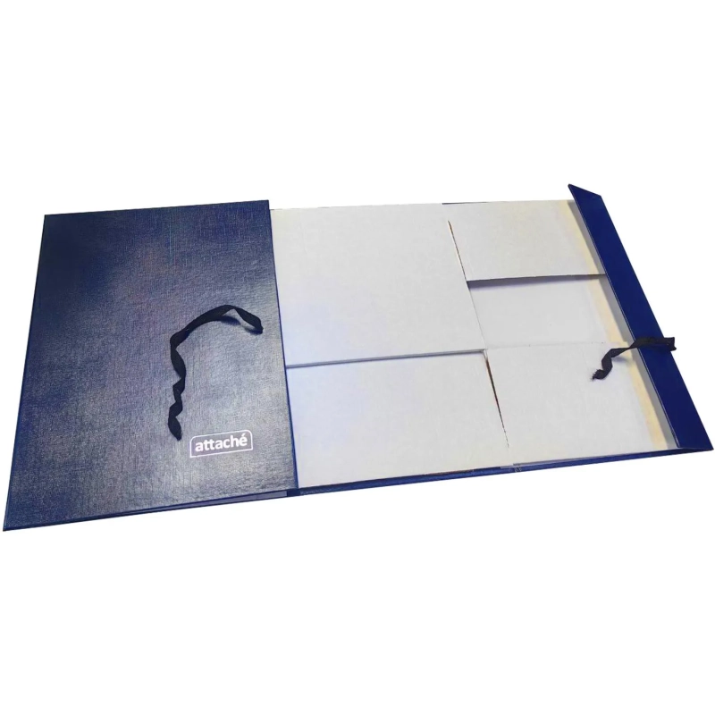 Короб архивный складной Attache А4, 200мм, синий