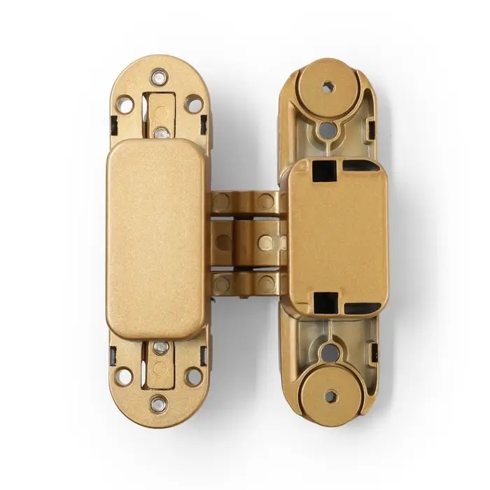 Петля скрытой установки LOCKLAND, 30&times;110 мм, с 3D-регулированием, цвет матовое золото