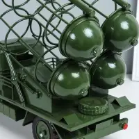 Фигурка металл, держатель для бутылок &laquo;Грузовик&raquo;, мини-бар на 4 бутылки, зелёный