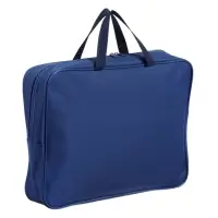Папка с ручками А4, 360&times;270&times;80 мм, текстильная, внутренний карман, синий 1Ш48
