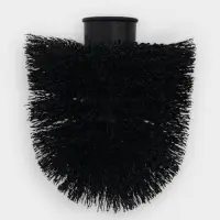 Насадка для ёршика, 7.5&times;8.5 см, полипропилен, чёрная