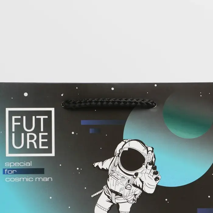 Пакет подарочный ламинированный, упаковка, «Космос», MS 18 х 23 х 10 см