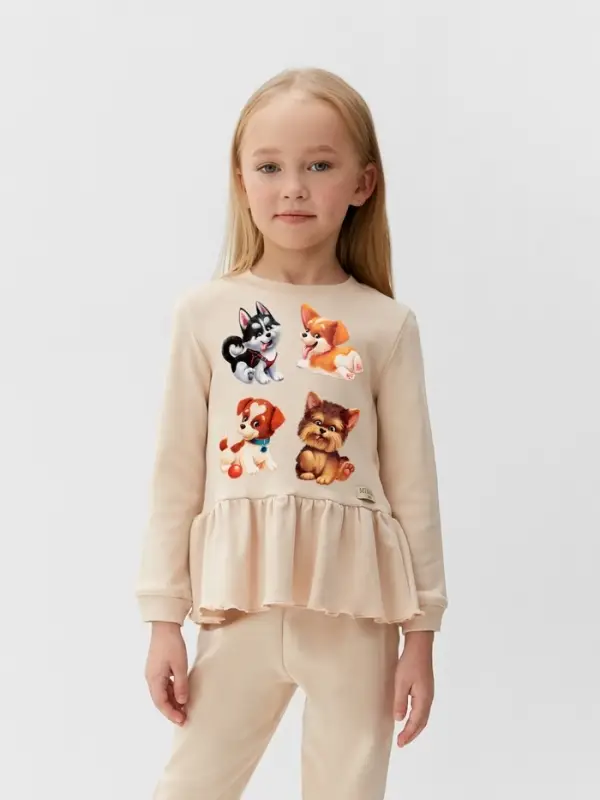 Термонаклейка &laquo;Забавные щенята&raquo;, 19.5&times;21 см, 4 дизайна