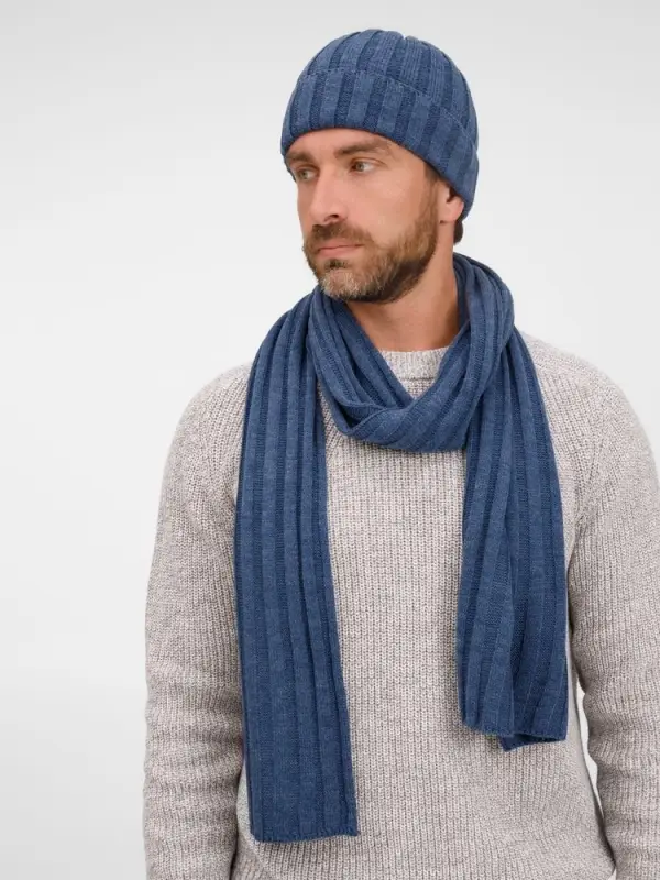 Шапка Metelitsa, синий меланж (джинс) Шапка Metelitsa, синий меланж (джинс)