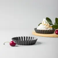 VETTA Набор форм для выпечки 4 шт "Тарталетка" 10,5х2см, угл.сталь, антипригарное покрытие