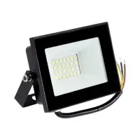 Прожектор  светодиодный VKL electric, 30 Вт, 3600 Лм, 6500К, IP65, 220V черный, свеч.хол.бел. 109814