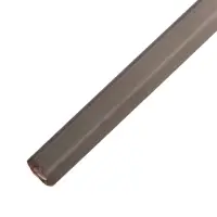 Карандаш угольный чёрный 10 В, корпус серый