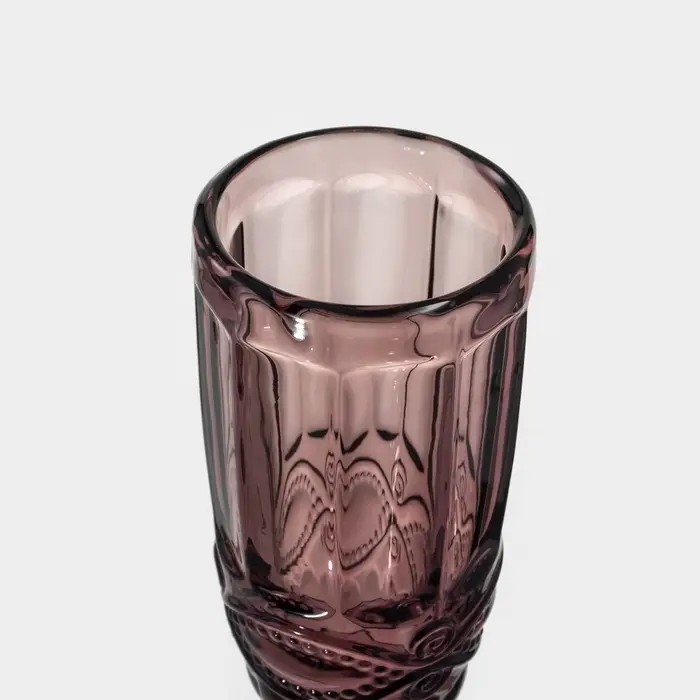 Бокалы для шампанского Magistro &laquo;Ла-Манш&raquo;, 160 мл, 7&times;20 см, набор 6 шт., стекло, розовые