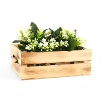Подарочный ящик, 25&times;22&times;9 см, деревянный, обожжённое дерево