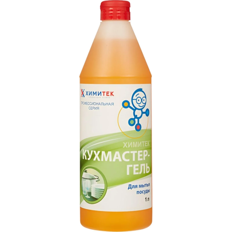 Профхим д/посуды гель д/ручного мытья ХИМИТЕК/КУХМАСТЕР-ГЕЛЬ,1л