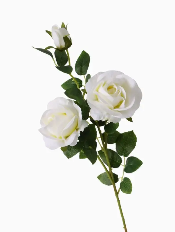Цветы искусственные &laquo;Роза плетистая&raquo;, d=10 см, h=67 см, белые
