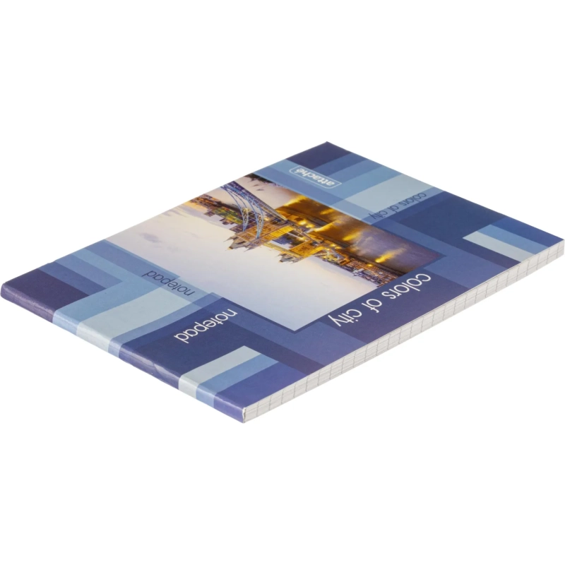 Блокнот на склейке А6 60л. ПЕЙЗАЖ  АТТАСНЕ 8с5 клет.100шт./у